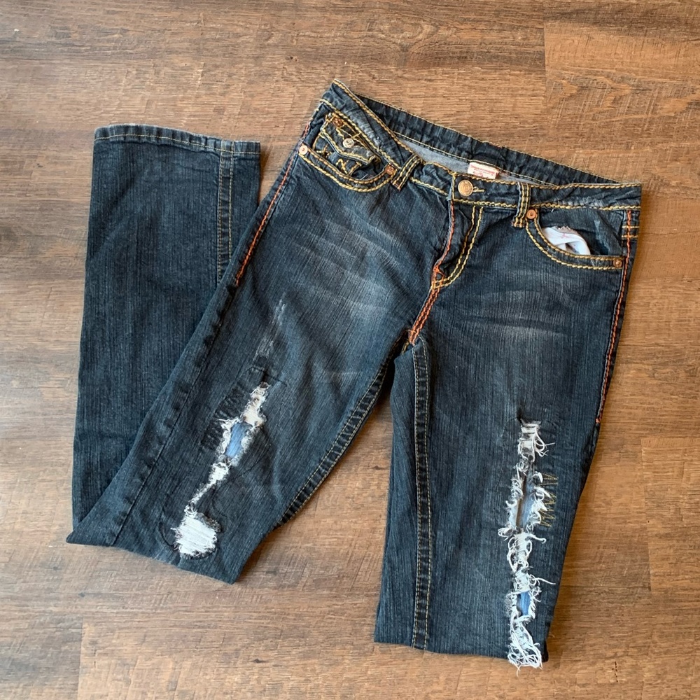 Men’s True Religion Distressed Jeans size 32 💰